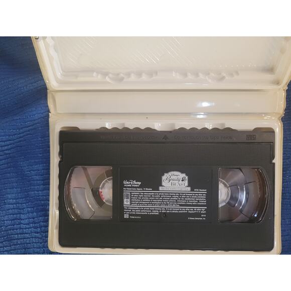 Beauty and the Beast The Enchanted Christmas VHS Tape 1997 Works - Picture 3 of 3